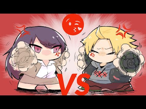 【Nijisanji】Gundou and Kanda argue over who is worse at kissing【Eng Sub】【Gunkan tete#1】