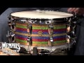 Ludwig 14 x 6.5 Classic Maple Snare Drum - Rainbow Sparkle