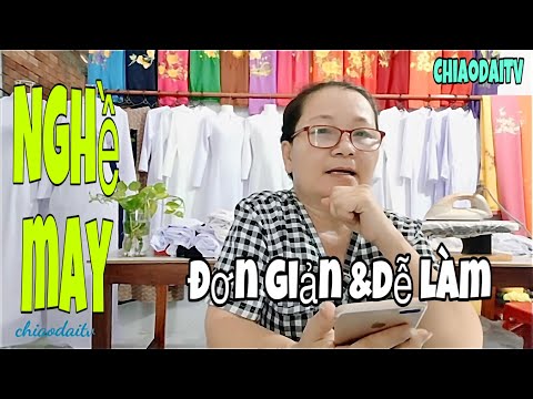 136/ Đơn giản nhất Nghề may /@Chi áo dài TV
