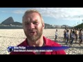 Former England rugby sevens captain promotes the sport in Brazil