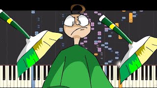 Sweeping Time - NPT Music Remix - Baldi's Basics - Piano Cover - YoruShika