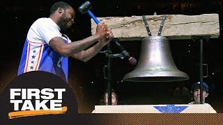 Stephen A. and Max react to Meek Mill attending 76ers game after prison release | First Take | ESPN Stephen A. and Max react to Meek Mill attending 76ers game after prison release | First Take | ESPN
