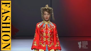 #Lingerie #Chinafashionweek #Fashion  2019 广东时装周-秋季【非遗广绣】 陈乔—岭南文化•非遗广绣嫁衣Parts1