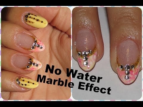 Bright Pastel Nail Design,No Water Marble Effect,FOR BEGINNERS Bright Pastel Nail Design,No Water Marble Effect,FOR BEGINNERS