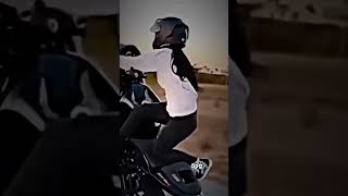 Girls Crazy Bike Stunt
