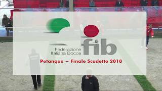 Finale Scudetto 2018 - Petanque Finale Scudetto 2018 - Petanque