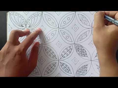 Kreasi Motif Batik Kawung