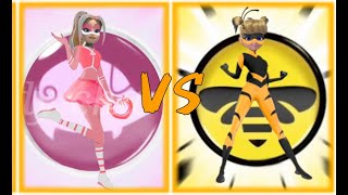 Miraculous Rose And Zoe Kwami Swap Transformation Comparison Fan-Made