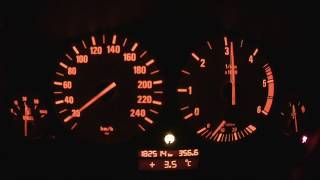BMW 525 tds E39 (143hp) acceleration