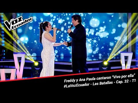 Freddy y Ana Paula cantaron “Vivo por ella” - La Voz Ecuador - Batallas - Cap. 32 - T1