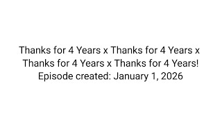 Thanks For 4 Years X Thanks For 4 Years X Thanks For 4 Years X Thanks For 4 Years