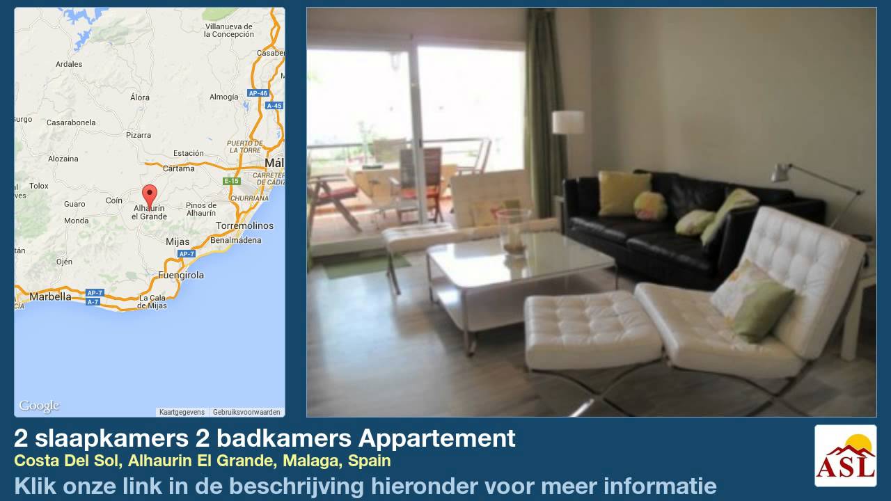 2 slaapkamers 2 badkamers appartement te huur in punta prima ... Opknoping spoor diy houten