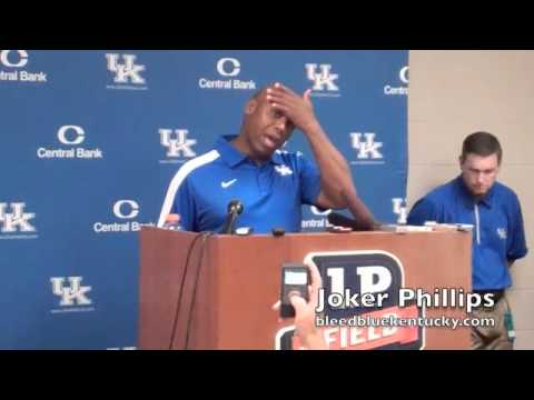 bleedbluekentuckycom Joker Phillips after the WKU game 9 1