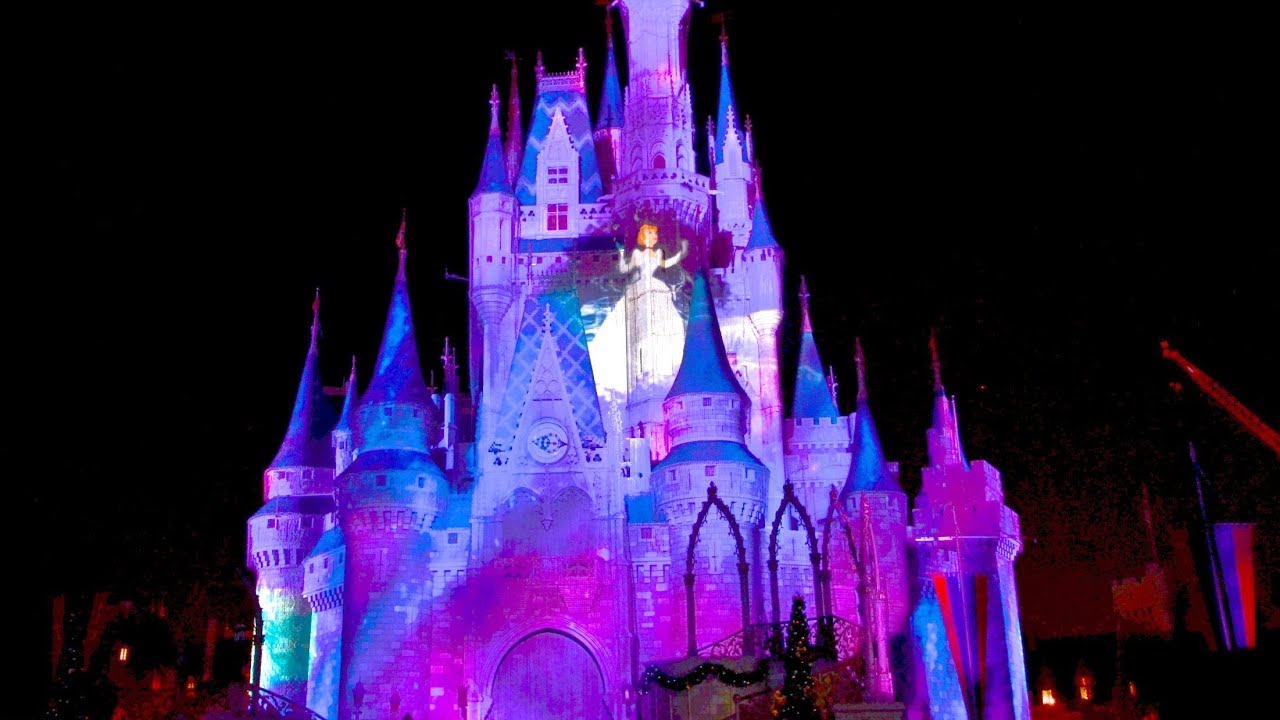 disney celebrate the magic castle projection light show disney celebrate the magic castle projection light show
