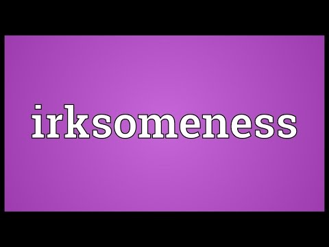 Header of irksomeness