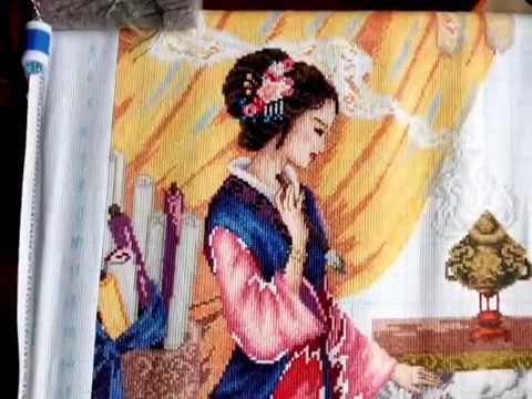 12 красавиц вышивка видео 12 красавиц вышивка видео
