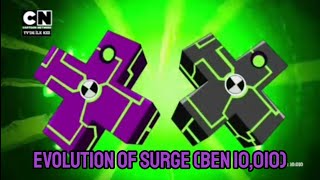 Evolution Of Surge Ben 10,010