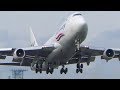 BOEING 747 SHARK swimming through a CORN FIELD after HARD LANDING (4K)