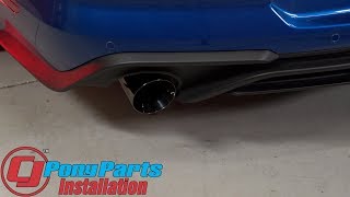 2018 Mustang EcoBoost Sounds SO Good after a Ford Performance By Borla Sport CatBack Exhaust Install