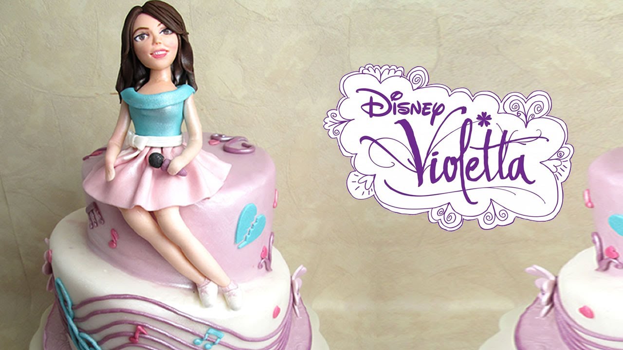 Violetta in pasta di zucchero per torta - Fondant Violetta ...
