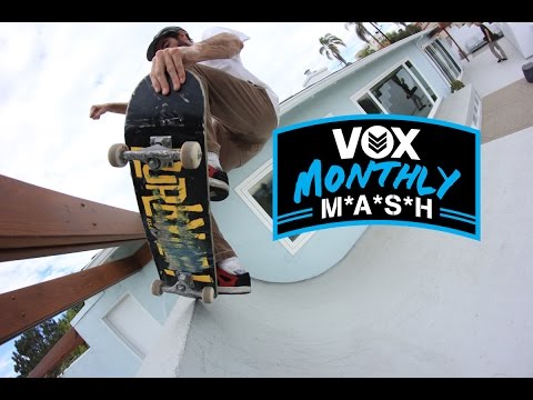 VOX Monthly Mash - SKATEABLE HOUSES!?!! D.I.Y. Spots! Backyard Bowl Ripping!!