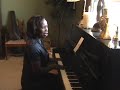 He can turn the tides and calm the angry sea- on piano