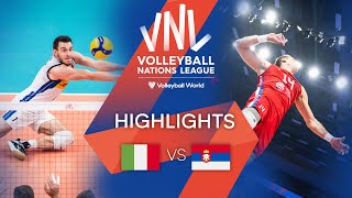 ITA vs.  SRB - Highlights Week 3 | Men's VNL 2022