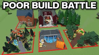 Poor Build Battle In Bloxburg