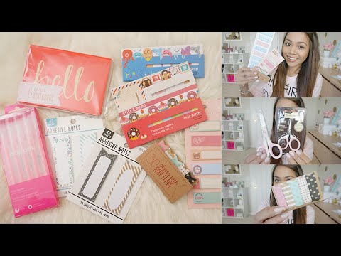 Planner  Scrapbooking Haul! Michaels, JoAnn + more! | Charmaine Dulak