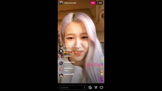 Blackpink Rosé Instagram Live 07.08.20