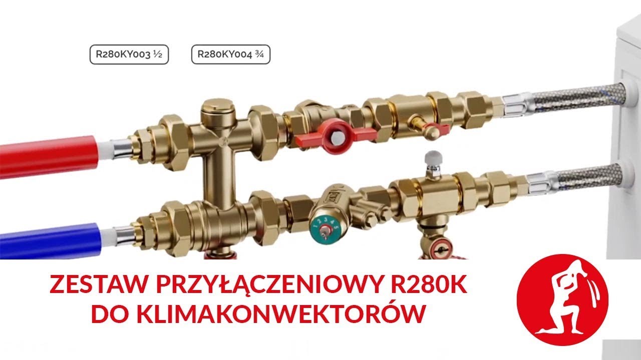 Zestaw przyłączeniowy R280K do klimakonwektorów