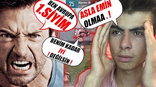 AVRUPA BİRİNCİSİ İLE VS ATTIM !! (ELİNE VERİCEM DEDİ) PUBG MOBİLE