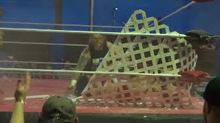 Bryant Woods Suplex Maria Manic Into Carpet Strips L.o.a Death Match Tournament 4