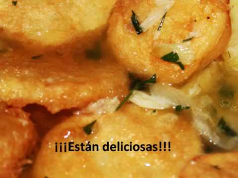 Patatas A La Importancia. Patatas fritas y rebozadas a