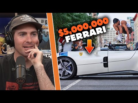 Tyshawn Jones Ollies 5 Million Dollar Ferrari In The Streets Of NYC