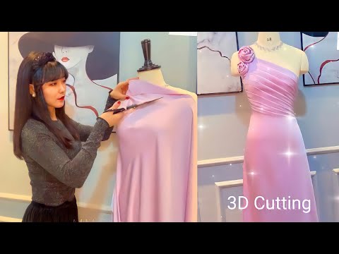 Thiết kế váy đầm nâng cao bằng phương pháp Drapping| Rập 3D| 3D Cutting| TR Cutting