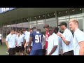 CITY ON TOUR: Micah Richards meets Justin Tuck of the NY Giants CITY ON TOUR: Micah Richards meets Justin Tuck of the NY Giants