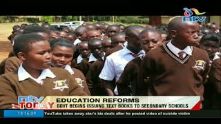 Kipsigis girls receives first batch of government text books Kipsigis girls receives first batch of government text books