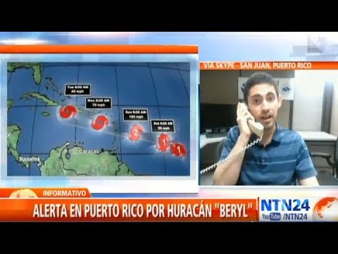 “Huracán Beryl se está debilitando porque está encontrando situaciones hostiles en el ambiente”
