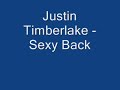 Justin Timberlake - Sexy Back