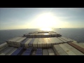 Elly Maersk - Around the world in 4 minutes