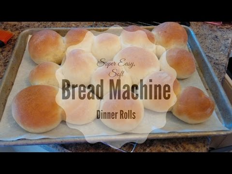 VIDEO : super easy, soft bread machine dinner rolls! - these are requested all the time, because they always turn out pillowy and delicious!! http://www.bettycrocker.com/these are requested all the time, because they always turn out pillo ...