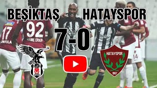 Beşiktaş 7-0 Hatayspor - 2020-2021 sezonu şampiyonu Beşiktaş