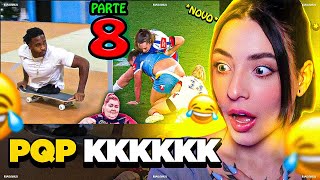 Os Momentos Mais Vergonhosos Nos Esportes Parte 8. Futebol Feminino Ellen Reagindo