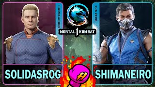 Mk1 Solidasrog Homelander Vs Shimaneiro Sub-Zeromortal Kombat 14K 60ᶠᵖˢ