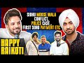 Happy Raikoti on Sidhu Moose Wala conflict ,Police Case |First song with Diljit Dosanjh |Aman Aujla