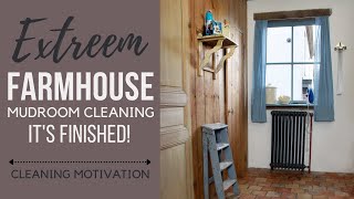 Lets Clean The Farmhouse For Winter Cleaning, Organizing And Decorating The Mudroom Part 2