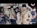 the Colorful Footage of the Ottoman Sultan Welcoming the German Emperor WW1