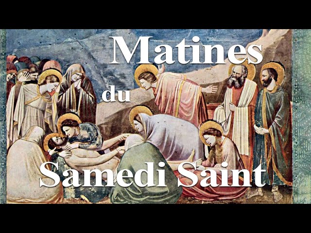 Watch Matines du Samedi Saint — Écône on YouTube.