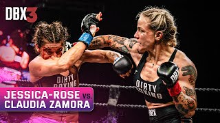 Jessica-Rose Clark Vs. Claudia Zamora Full Fight Dirty Boxing Championship 3